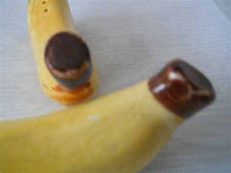 Banana Salt And Pepper Shakers Vintage Collectible Food