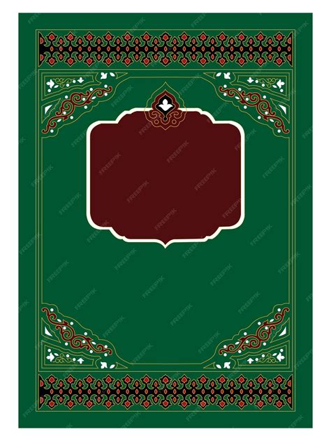 Premium Vector | Arabic quran book cover, quran cover, islamic book cover