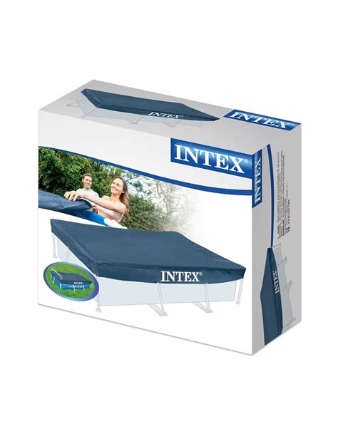 Bâche Protection Pour Piscine Rectangulaire Tubulaire 3M X 2M Intex - 28038