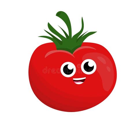 Large Set Of Funny Fruits And Vegetables Cartoon Characters Smiling