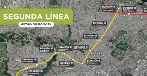 Segunda Línea Del Metro De Bogotá Será Subterránea