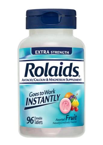 Rolaids Extra Strength Antacid Assorted Fruit Chewable Tablets Shop