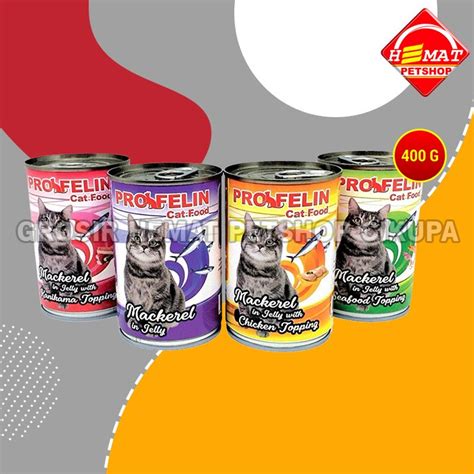 Jual Makanan Kucing Basah Profelin Kaleng All Variant Gram Shopee