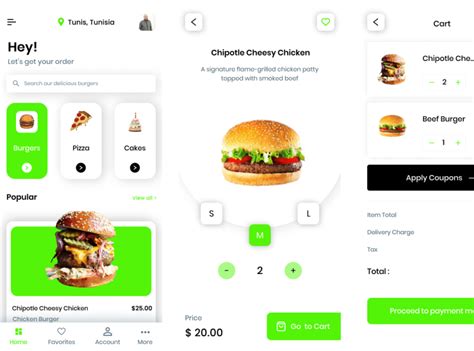 Food Ordering App Mobile By Badreddine Tabbabi On Dribbble