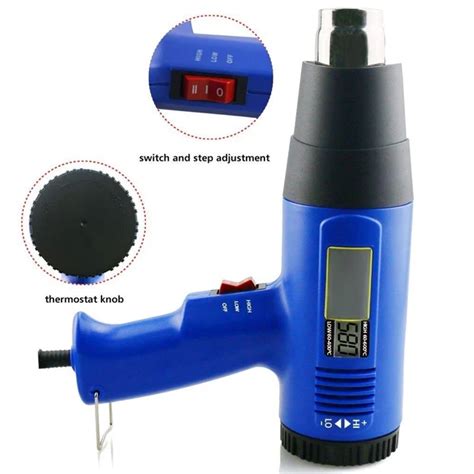 Ot T16a Industrial Electric Hot Air Gun Digital Display Thermostat 1800w Buy Electric Hot Air