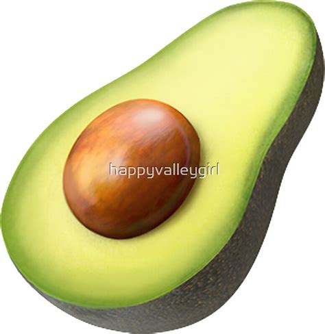 "Avocado Emoji" Stickers by happyvalleygirl | Redbubble