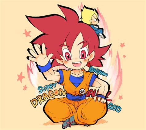 Goku Ssj God Chibi Anime Chibi Dragon Ball Z Goku Hd Wallpaper