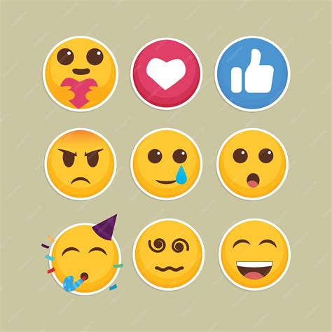 Premium Vector | Collection of Whatsapp emojis