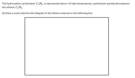 Cyclobutane Lewis Structure