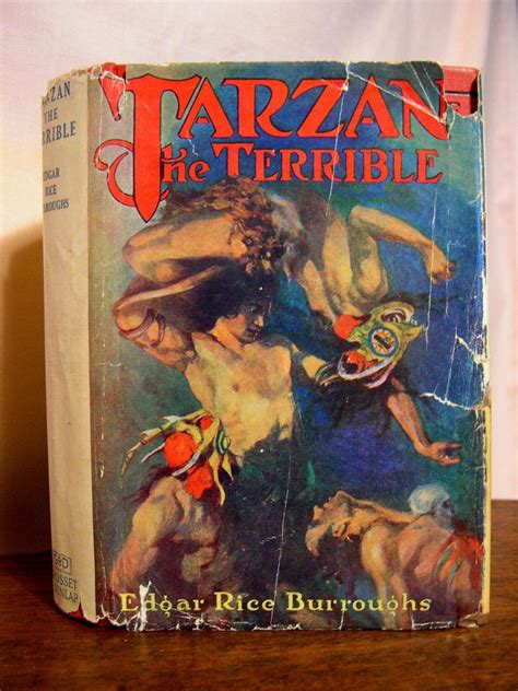 Tarzan The Terrible By Burroughs Edgar Rice Hardcover Grosset