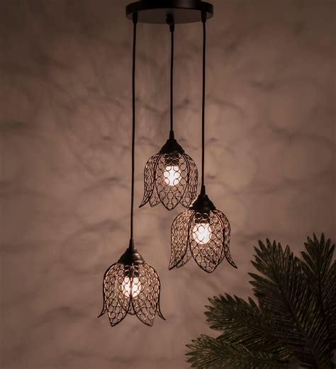 Buy Hertz Black Metal Cluster Hanging Light At 47 OFF By Homesake