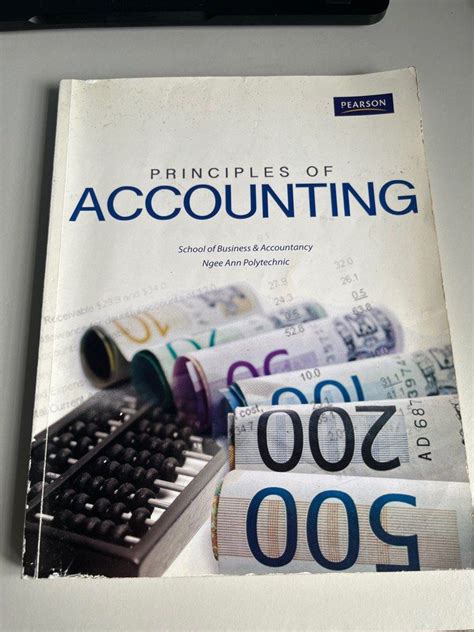 Principle Of Accounting Textbook Ngee Ann Poly Hobbies And Toys Books And Magazines Textbooks