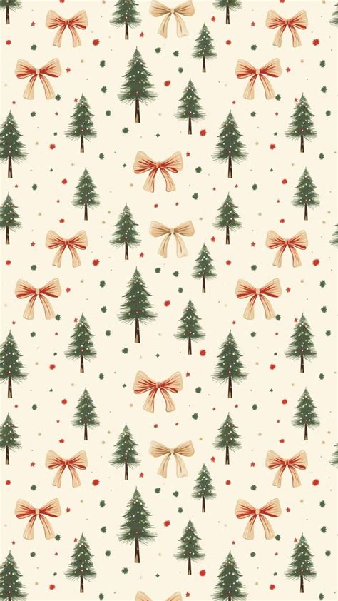 Aesthetic Christmas Pattern Wallpaper, 100 Preppy Christmas Ideas iPhone Loc… | Christmas ...