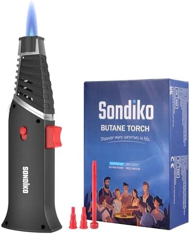 Sondiko Butane Torch S Refillable Kitchen Torch Lighter Fit All