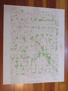 Shiloh Ohio 1962 Original Vintage USGS Topo Map | eBay