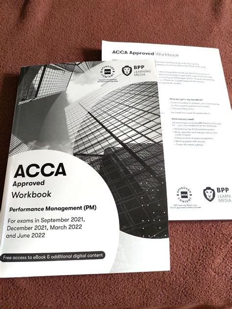 ACCA F5 Performance Management BPP Workbook Hobbies Toys Books