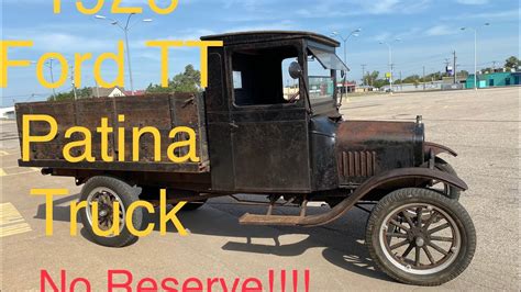 1926 Ford Model Tt Truck Original Patina Completely Roadworthy And