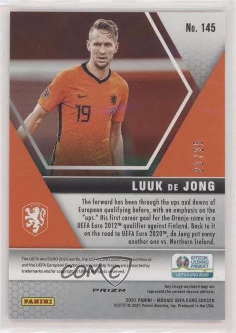 Panini Mosaic Uefa Euro White Circles Prizm Luuk De Jong