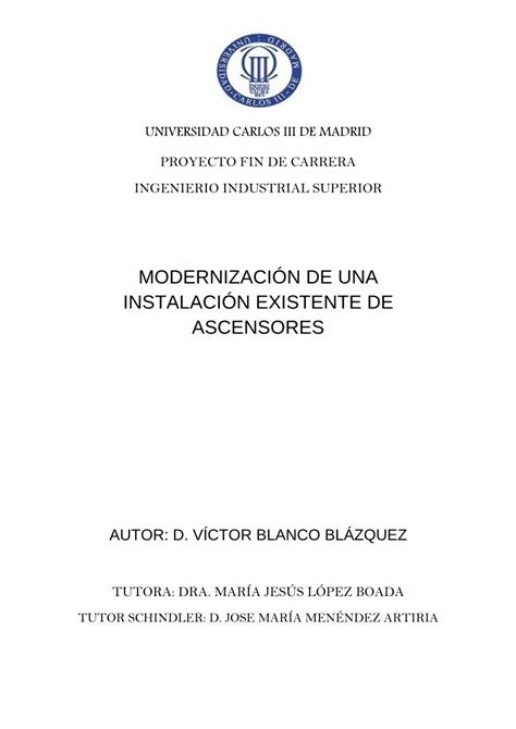 PDF Modernización de una instalación de ascensores PDF fileFigura 2