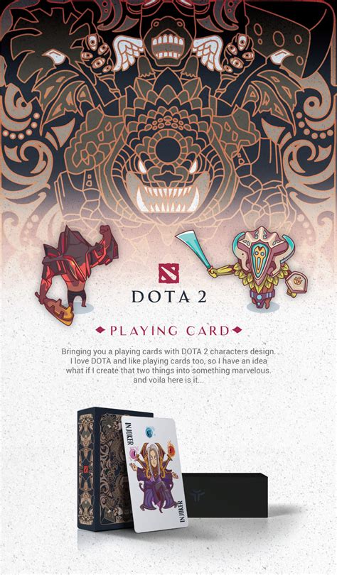 PLAYING CARD DOTA 2 On Behance