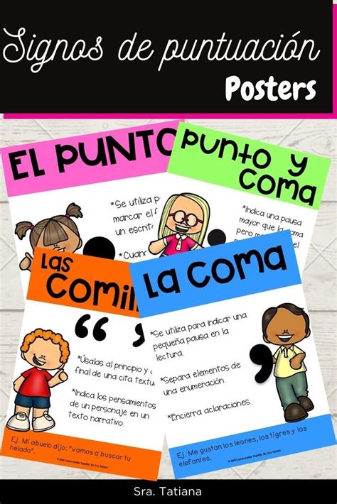 Los Signos De Puntuacion Posters Spanish Punctuation Marks Hot Sex