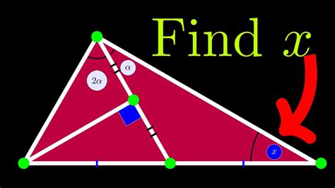 Median And Altitude Geometry Problem Youtube