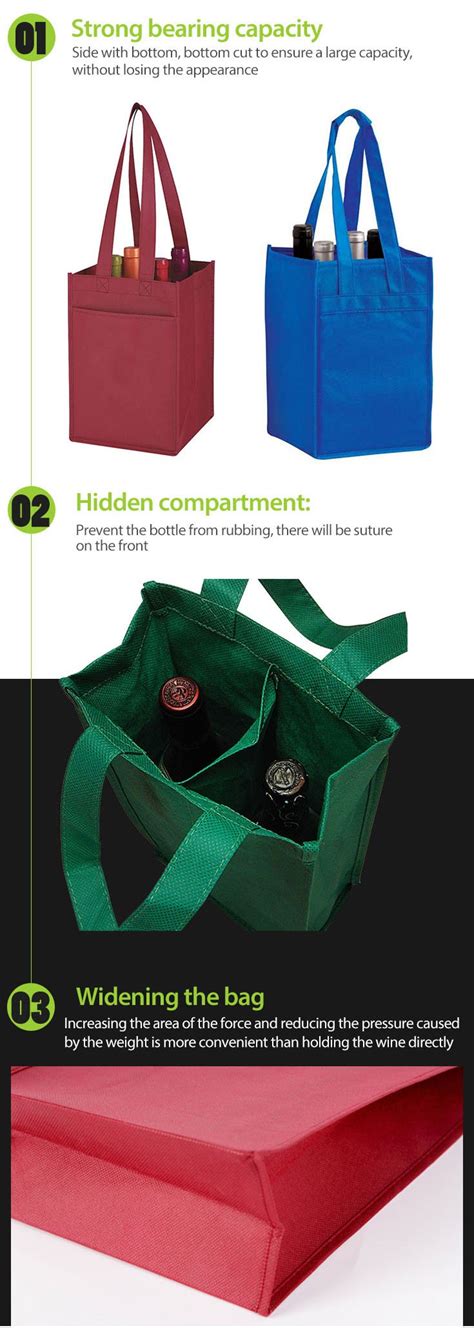 PP Spunbond Non Woven Wine Bag Non Woven Fabric Manufacturer