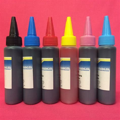 8 X100ML DYE INK REFILL BOTTLES FOR CANON PIXMA Pro 9000 Mark II