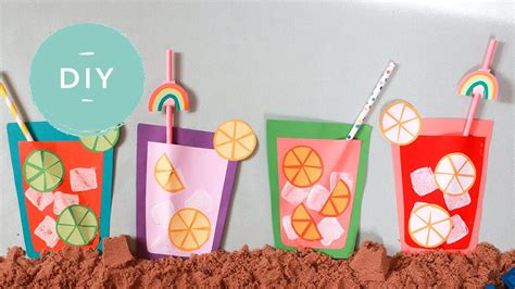 Een Tropische Limonade Cocktail Maken Van Papier YouTube