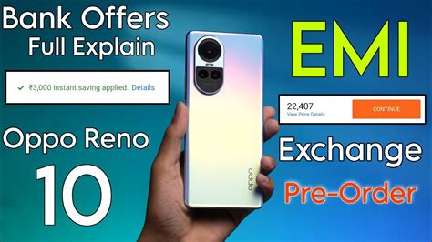 Oppo Reno Bank Offers Exchange Offers Emi Offers Pre Order