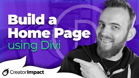 Create A Home Page For WordPress Using Divi Builder Divi Theme