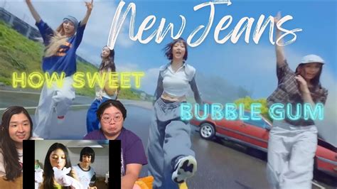 Catch up REACTION NewJeans 뉴진스 How Sweet AND BUBBLE GUM MV