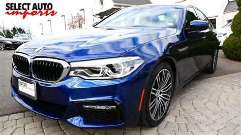 21412 2018 Bmw 540i Xdrive M Sport Pkg Mediterranean Blue Metallic Select Auto Imports Alex