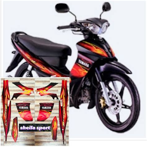 Jual Striping Jupiter Z Burhan Stiker Lis Les Yamaha Jupiter Z Hitam