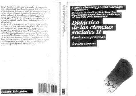 Didáctica de las Cs Sociales II Teorías con practicas Historia