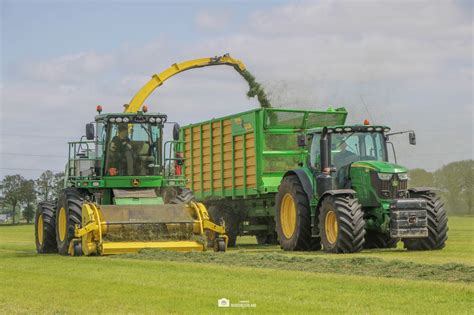 John Deere Gras Hakselen Met John Deere I Trekkerweb Nl