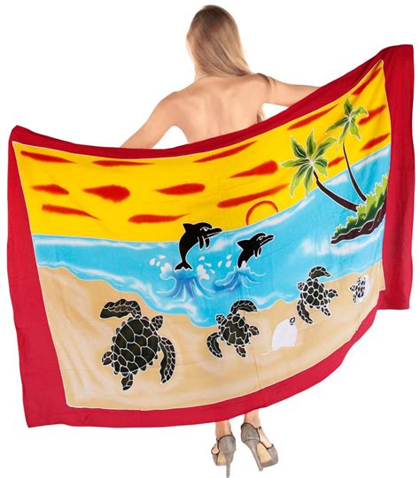 La Leela Women S Beach Wrap Bikini Wraps Sarong Cover Up Etsy