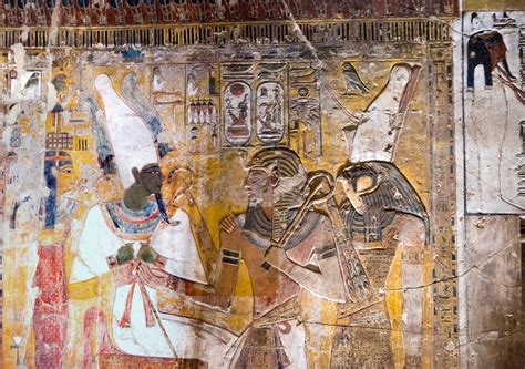 KV17 The Tomb Of Seti I Pillared Chamber F Relief From K Flickr