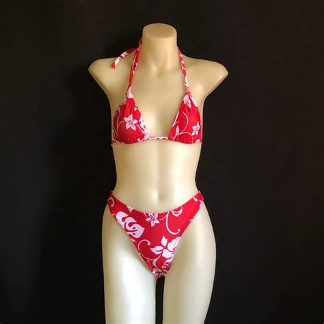 Flower Bikini Etsy