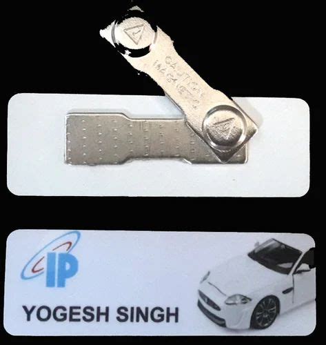 PVC Badges - Oval Name Badges Manufacturer from Mumbai