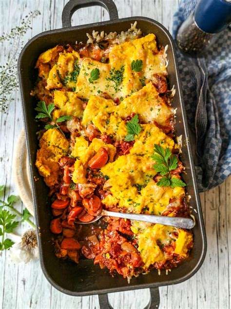 Polenta Gemüse Auflauf Vegetarischer Gemüse Auflauf mit Polenta Ried