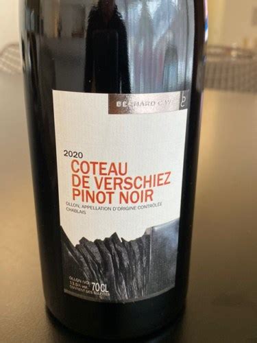 Bernard Cav Coteau De Verschiez Pinot Noir Vivino Us