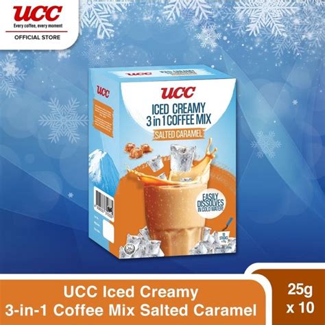 UCC Iced Creamy Salted Caramel 3 In 1 Coffee Mix Lazada PH