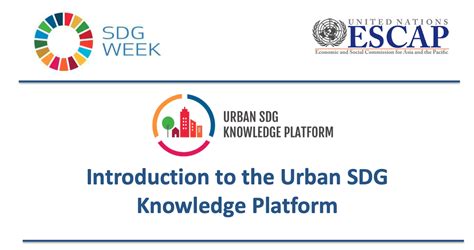 Session 5 The Urban Sdg Knowledge Platform Sdg Port Thailand