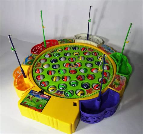 Jogo De Pescaria Eletnico 45 Peixes E 5 Varas P Pescar