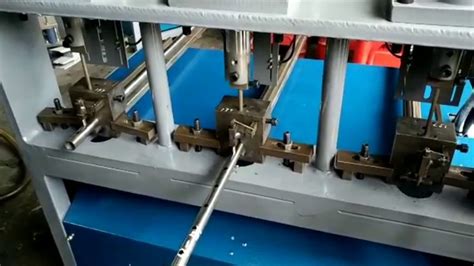 Square Tube Round Stainless Steel Tube Hole Punching Machine Youtube