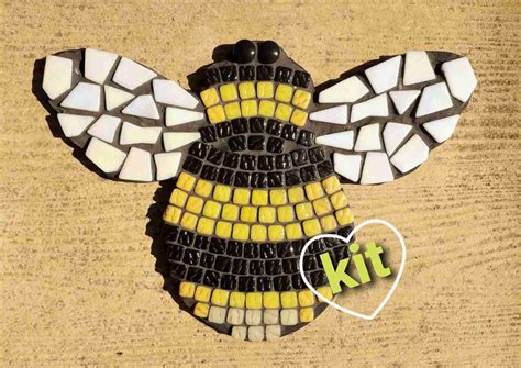 Mosaic Bee Craft Kit Birthday T Garden Diy Numonday