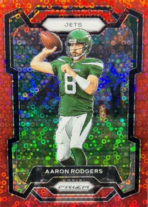 Aaron Rodgers 2023 Prizm No Huddle Red 227 Price Guide Sports Card