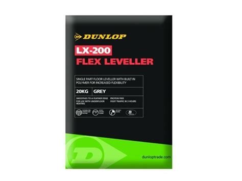 Dunlop Lx Flex Floor Self Levelling Compound Kg Dunlop Lx