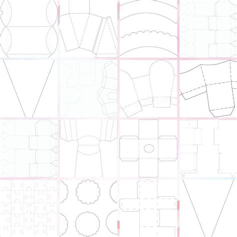 Pack Moldes Limpos Festa Pronta Arquivos Silhouette E Scanncut